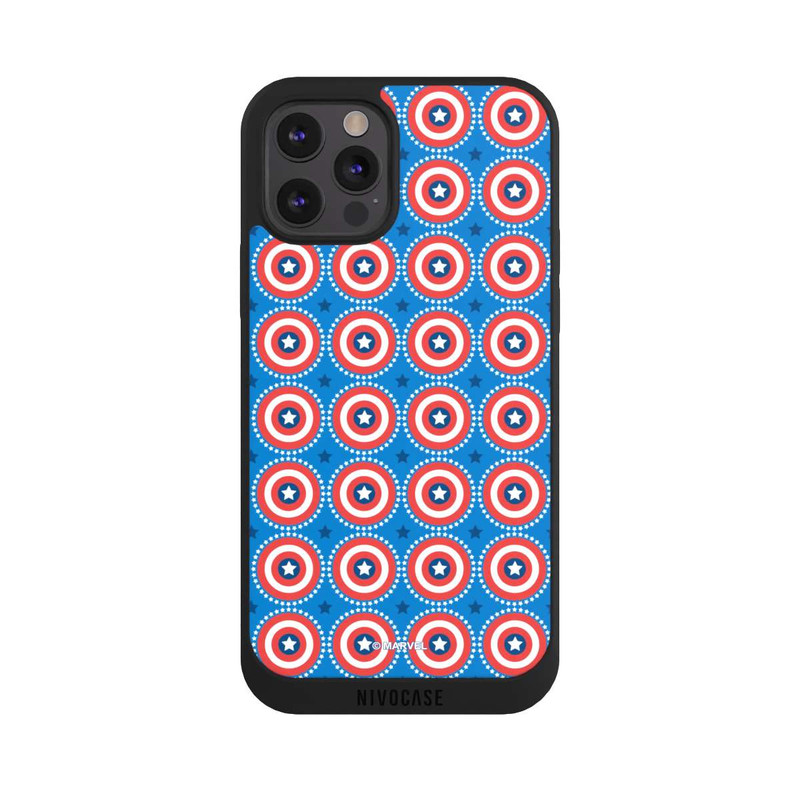 iPhone 12 Pro Max NIVOpure Captain American Shield Pattern