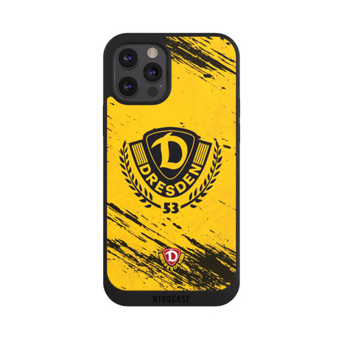 Apple iPhone 12 Pro Max NIVOpure Dynamo Dresden Gelb Schwarz
