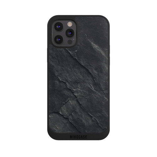 Apple iPhone 12 Pro Max NIVOpure Dunkler Schiefer Look