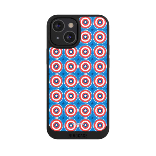 Apple iPhone 13 Mini NIVOpure Captain American Shield Pattern