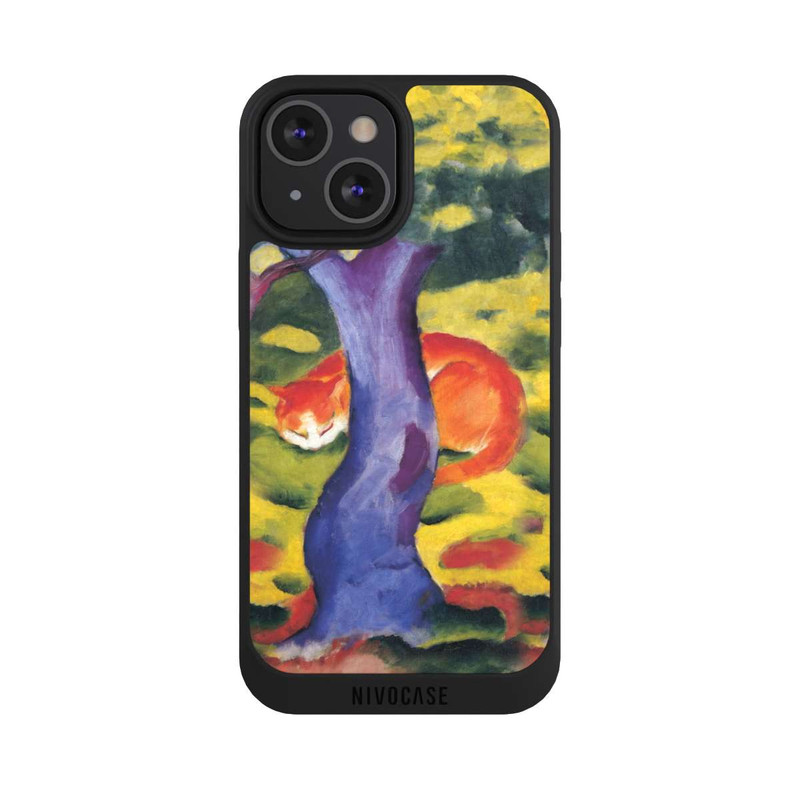 iPhone 13 Mini NIVOpure Cat Behind Tree by Franz Marc