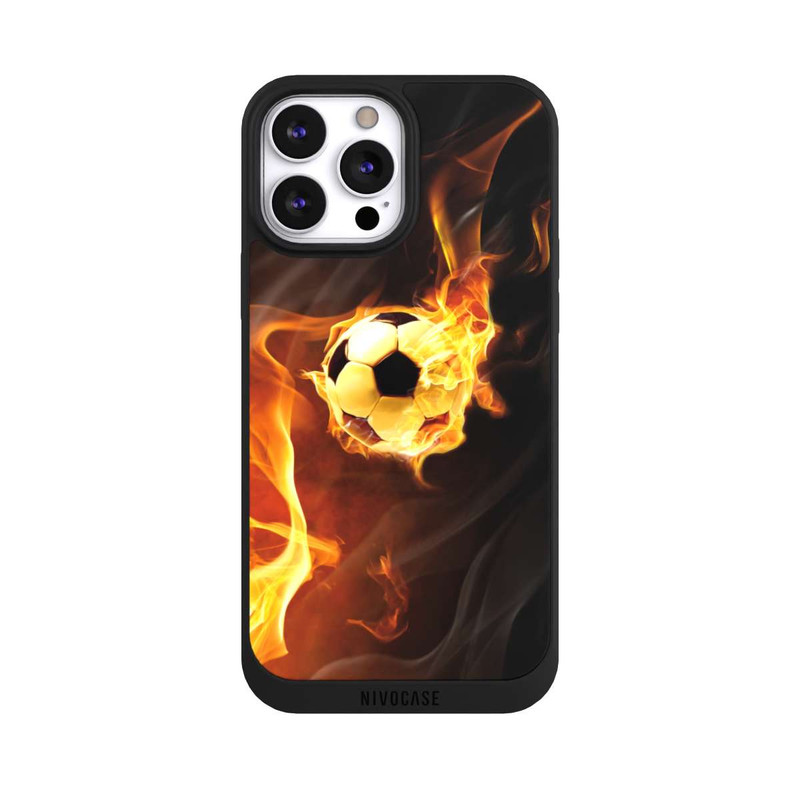 iPhone 13 Pro Max NIVOpure Fußball in Flammen