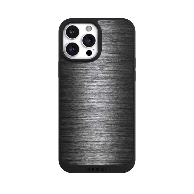 iPhone 13 Pro Max NIVOpure Metal Look - Anthrazit