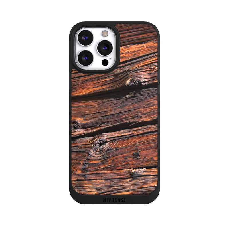 iPhone 13 Pro Max NIVOpure Effritement Planche en Bois
