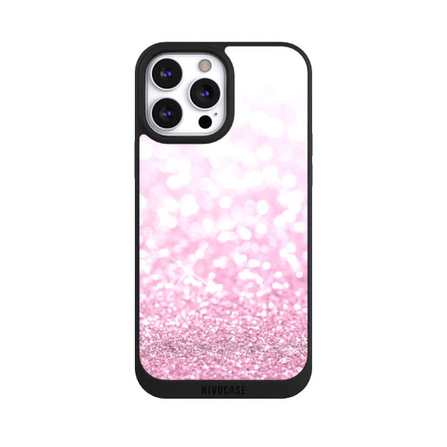Apple iPhone 13 Pro Max NIVOpure Pluie de paillettes roses look