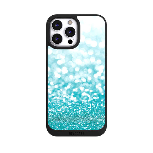 Apple iPhone 13 Pro Max NIVOpure Pluie de Paillettes Pétroles Look