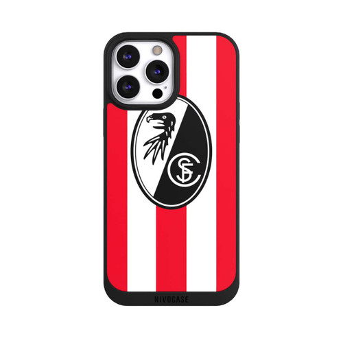Apple iPhone 13 Pro Max NIVOpure SC Freiburg - Rot Gestreift