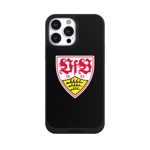 Apple iPhone 13 Pro Max NIVOpure VfB Stuttgart Wappen Schwarz