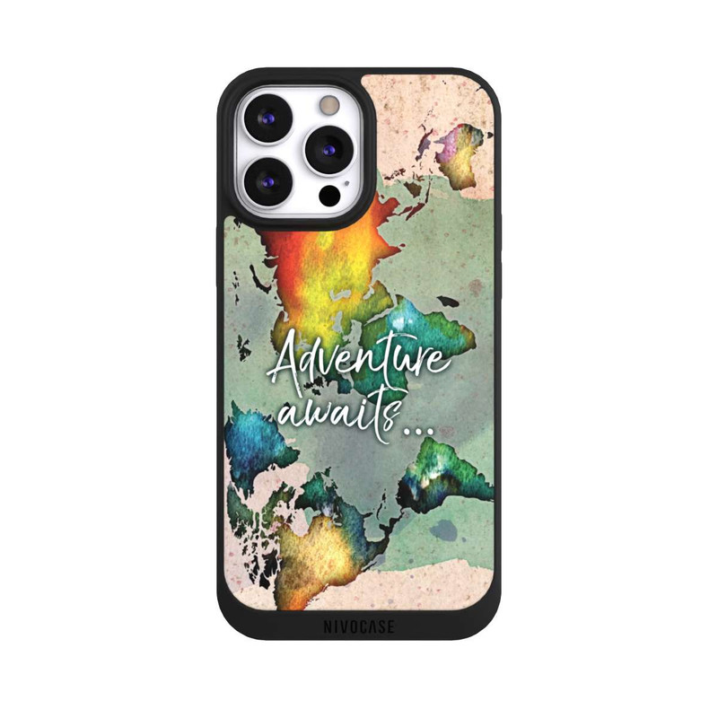 iPhone 13 Pro Max NIVOpure Bunte Weltkarte