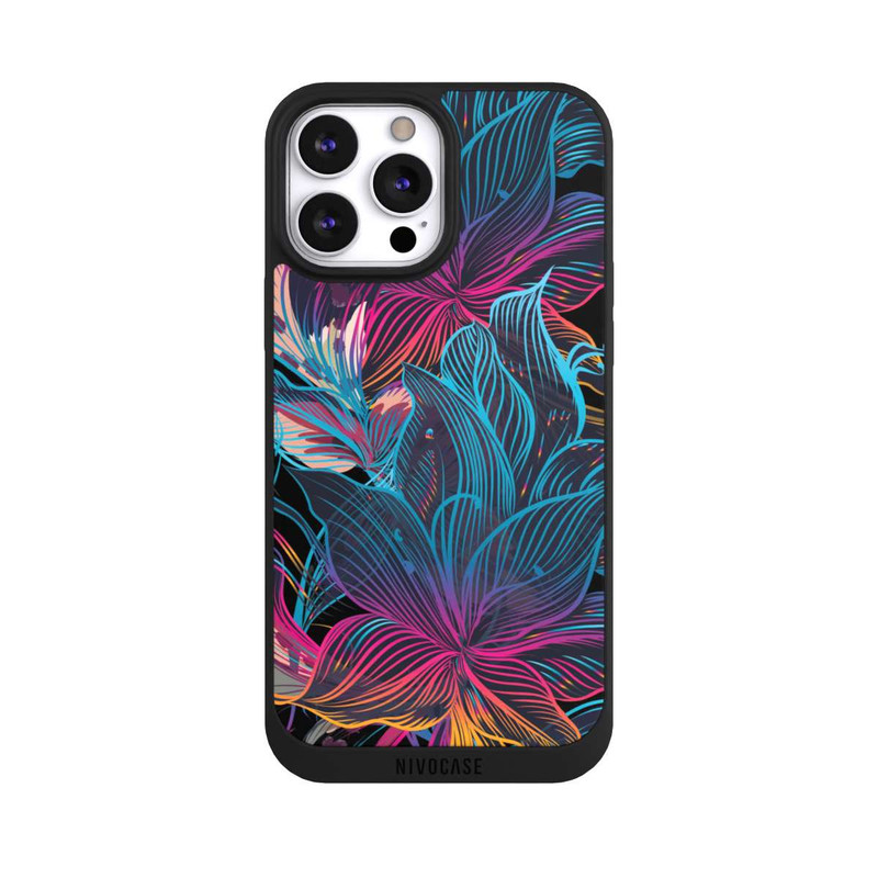 iPhone 13 Pro Max NIVOpure Le pouvoir des fleurs néon