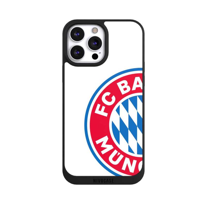 iPhone 13 Pro Max NIVOpure Großes FCB Logo Weiß