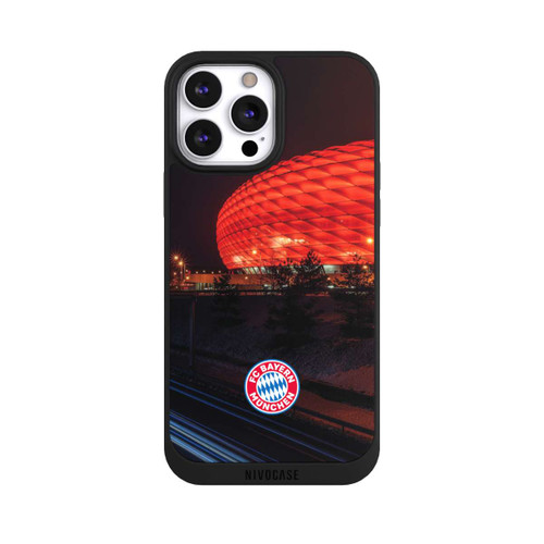 Apple iPhone 13 Pro Max NIVOpure Allianz Arena bei Nacht FCB