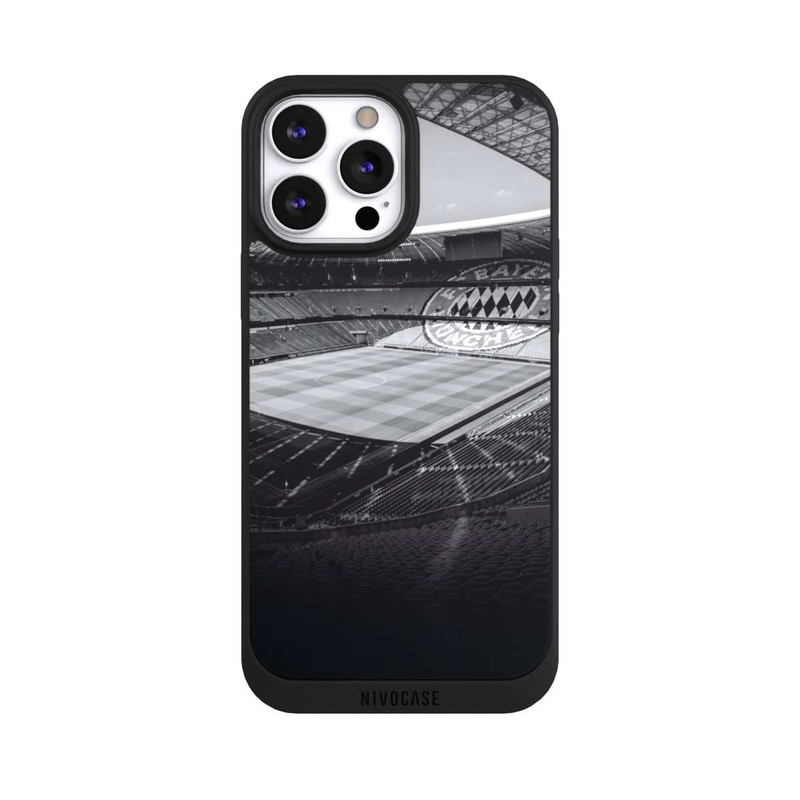 iPhone 13 Pro Max NIVOpure Stade FC Bayern - Noir Blanc