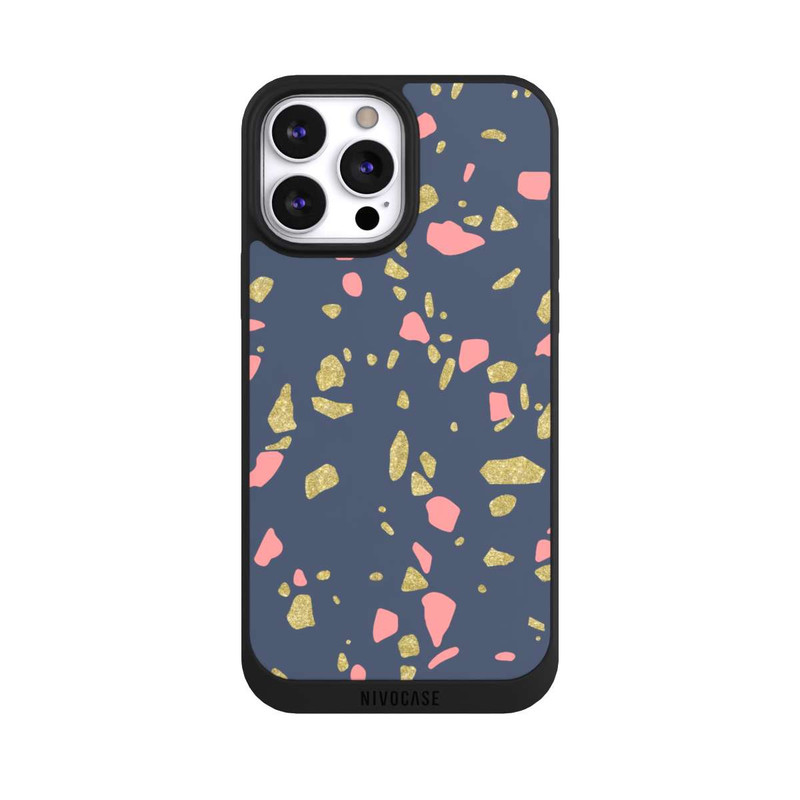 iPhone 13 Pro Max NIVOpure Terazzo Gold-Optik