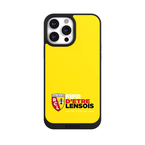 Apple iPhone 13 Pro Max NIVOpure Fond Logo RCL Jaune