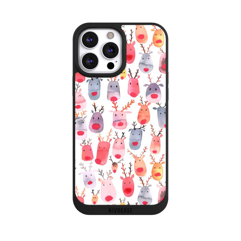iPhone 13 Pro Max NIVOpure  Niedliches Rentieraquarell