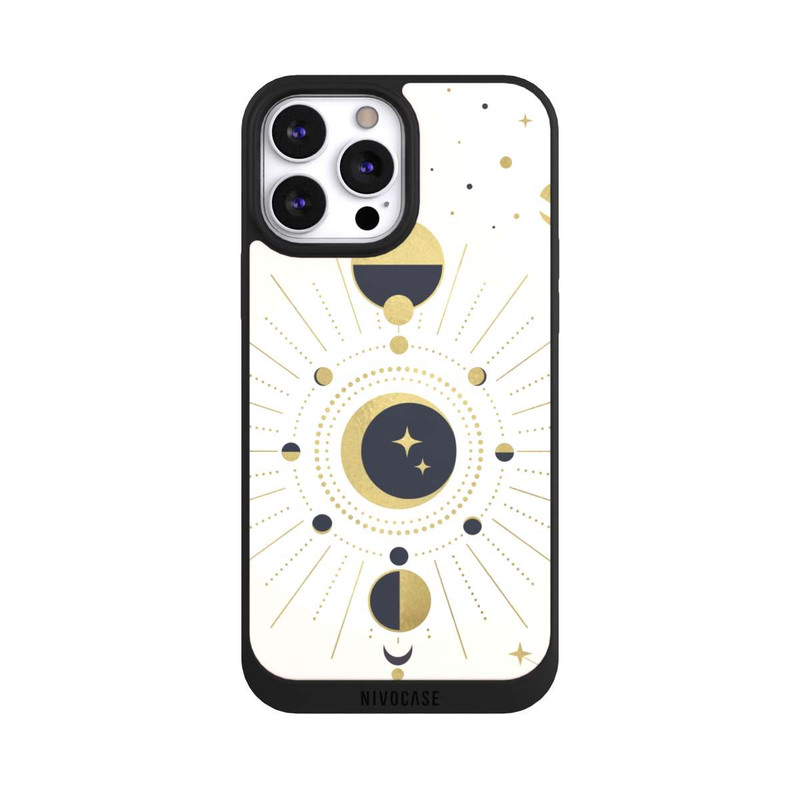 iPhone 13 Pro Max NIVOpure Abstrakter Rose-Gold-Look