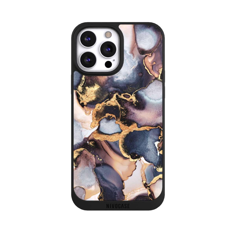 iPhone 13 Pro Max NIVOpure Impression Dreamy Ink Gris Or