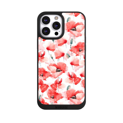 Apple iPhone 13 Pro Max NIVOpure Mohnblumen Muster