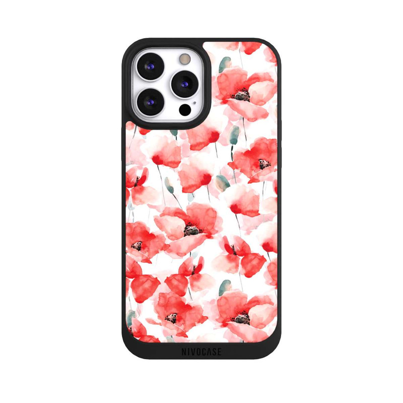 iPhone 13 Pro Max NIVOpure Mohnblumen Muster