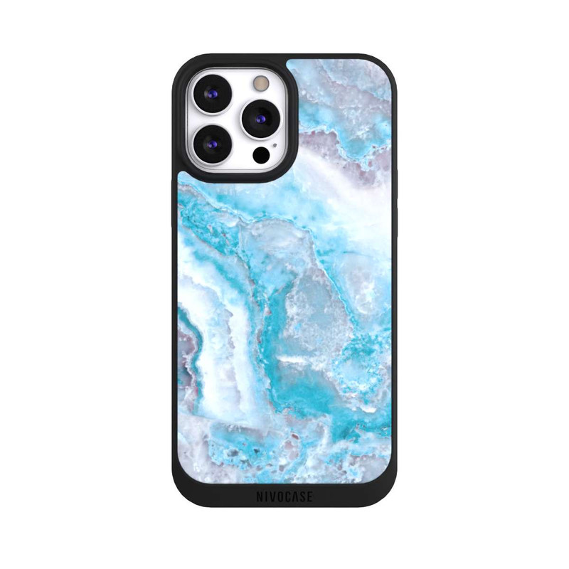 iPhone 13 Pro Max NIVOpure Pierre précieuse bleu clair