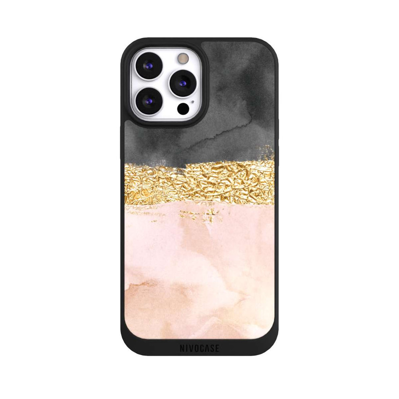 iPhone 13 Pro Max NIVOpure Goldener Linien Look
