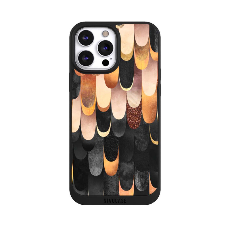 iPhone 13 Pro Max NIVOpure Gefiedertes Kupfer und Schwarz