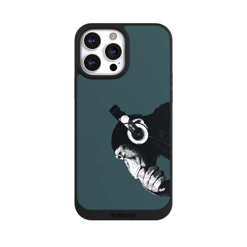 Apple iPhone 13 Pro Max NIVOpure Denkender Affe Blau