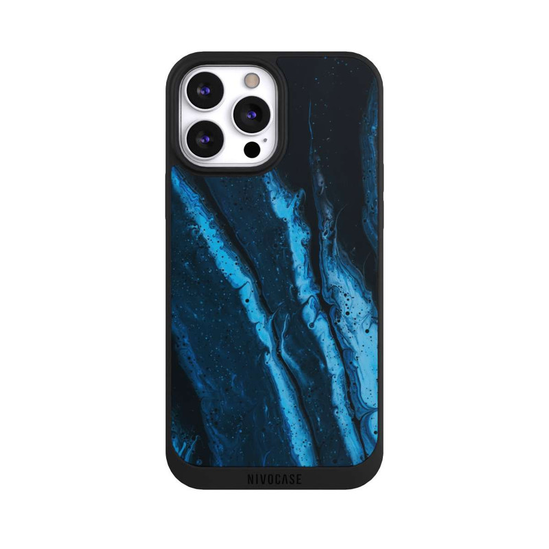 iPhone 13 Pro Max NIVOpure Blue oil texture