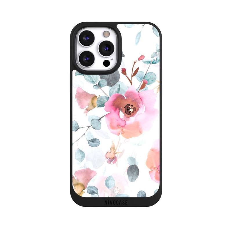 iPhone 13 Pro Max NIVOpure Papier Peint Fleur Aquarelle