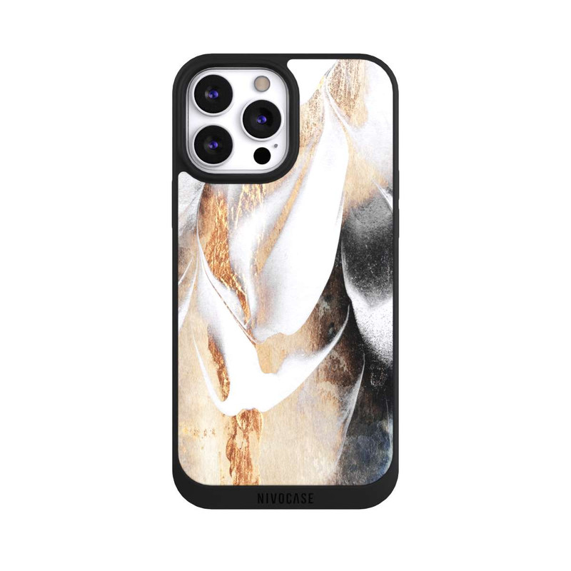 iPhone 13 Pro Max NIVOpure Apaisez votre âme Gold Print