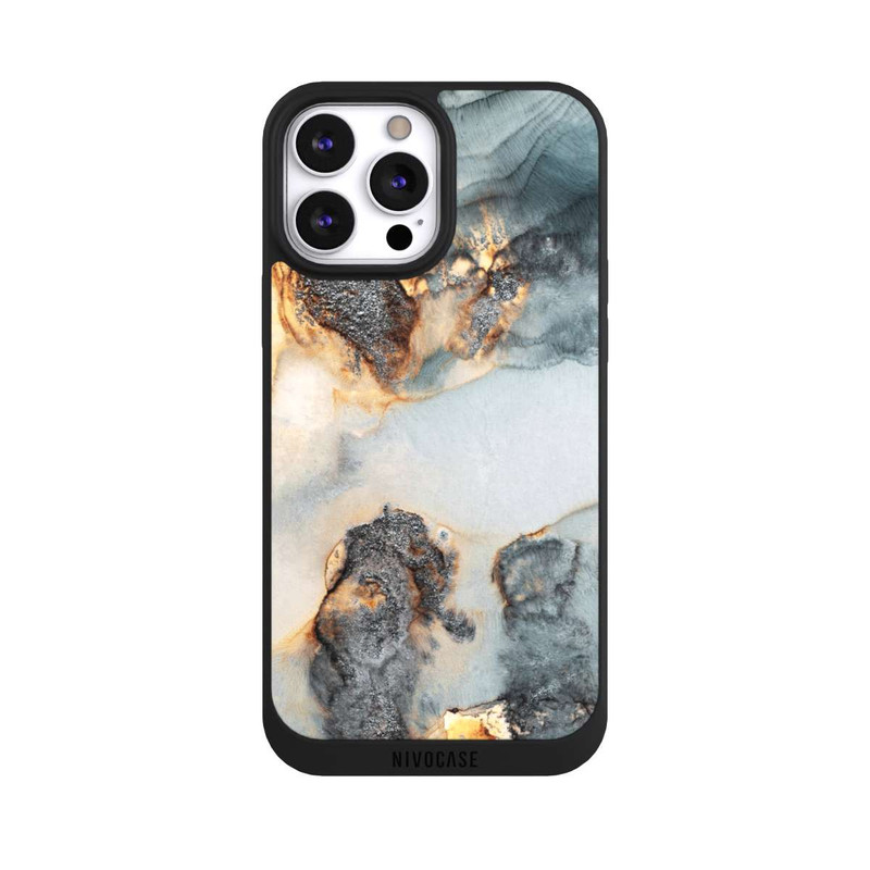 iPhone 13 Pro Max NIVOpure Tidal Waves Gold Print