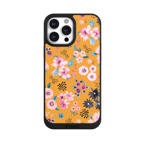 Apple iPhone 13 Pro Max NIVOpure Petites Fleurs Jaune Moutarde