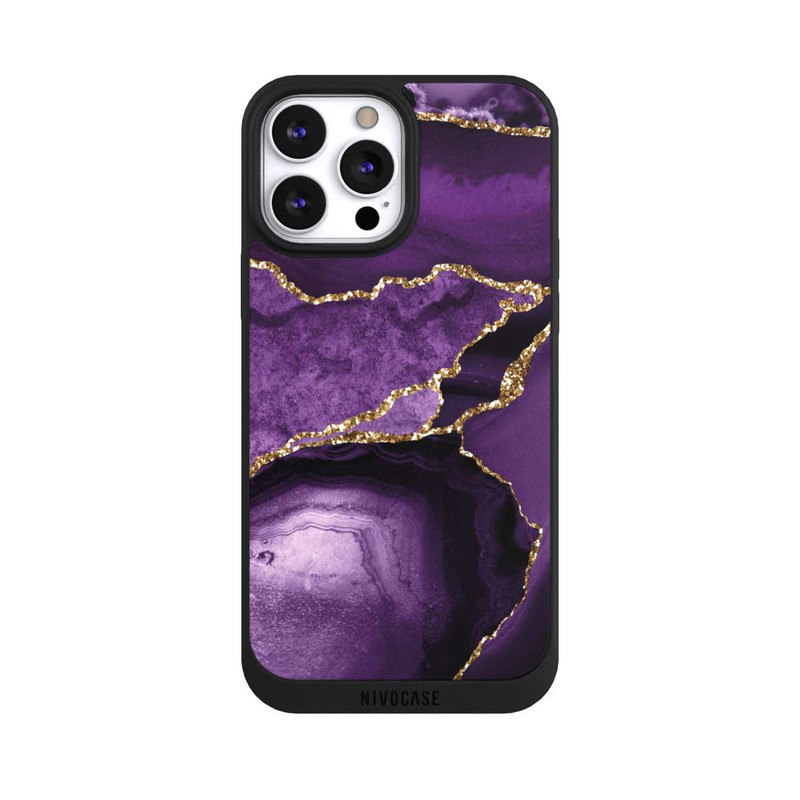 iPhone 13 Pro Max NIVOpure Lila Marmor Landschaft