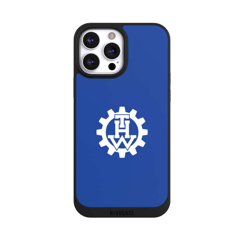 Apple iPhone 13 Pro Max NIVOpure THW Logo Blau