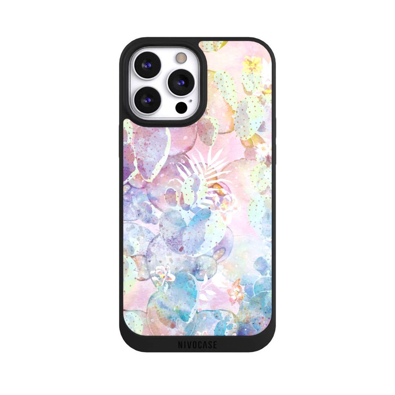 iPhone 13 Pro Max NIVOpure Aquarell Blühende Kakteen