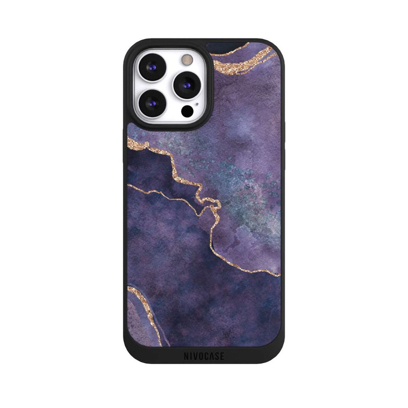 iPhone 13 Pro Max NIVOpure Pierre précieuse Glamour violet