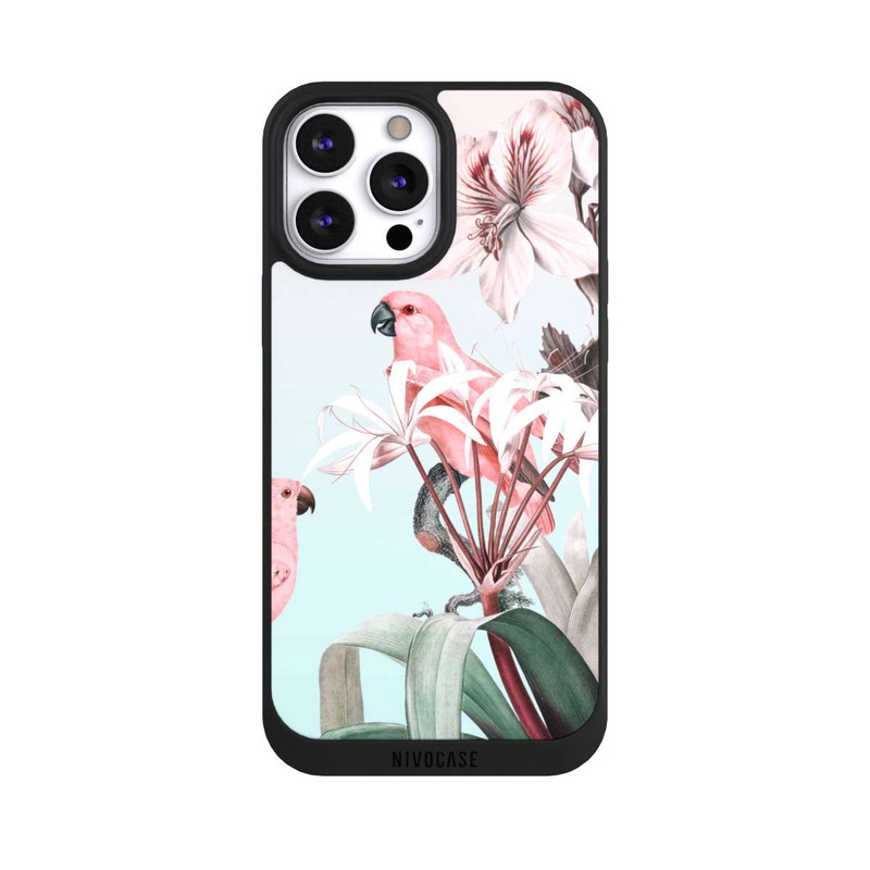 iPhone 13 Pro Max NIVOpure Pastel Parrots Paradise