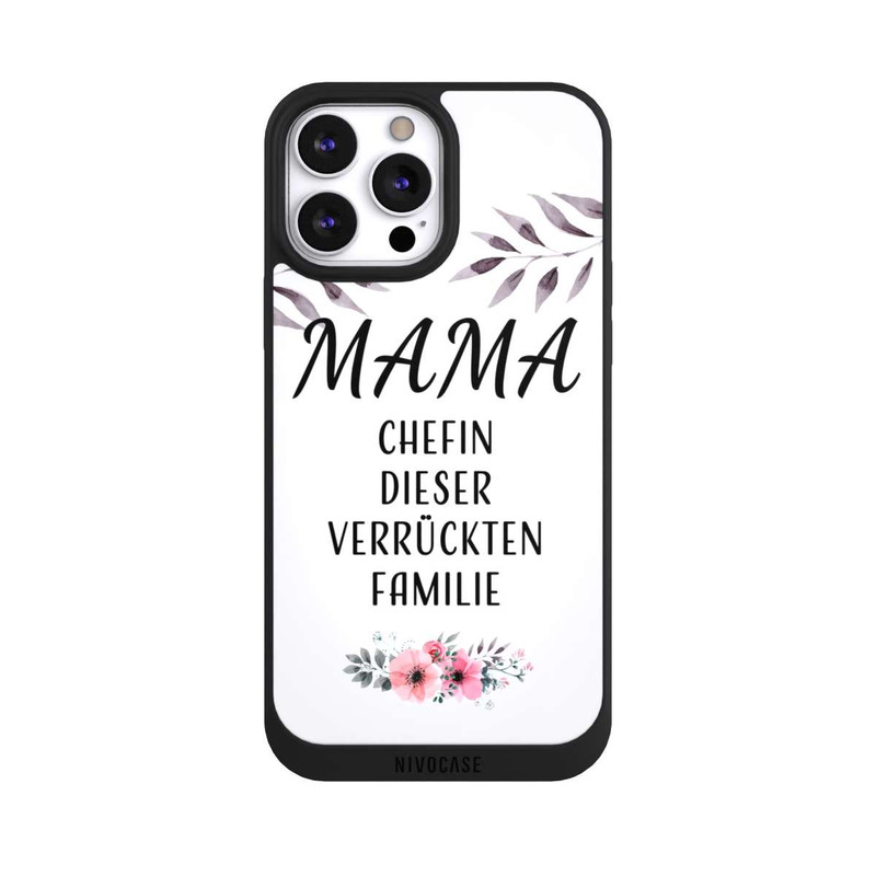 iPhone 13 Pro Max NIVOpure Mama Chefin dieser Verrückten Familie Weiß