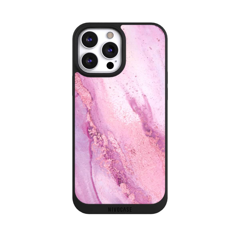 iPhone 13 Pro Max NIVOpure Purple Marble Wall Ink