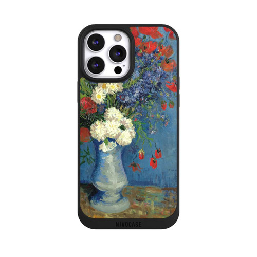 Apple iPhone 13 Pro Max NIVOpure Still Life Vase with Cornflowers and Poppies by Vincent Van Gogh