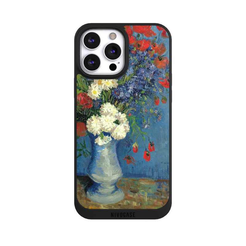iPhone 13 Pro Max NIVOpure Still Life Vase with Cornflowers and Poppies by Vincent Van Gogh