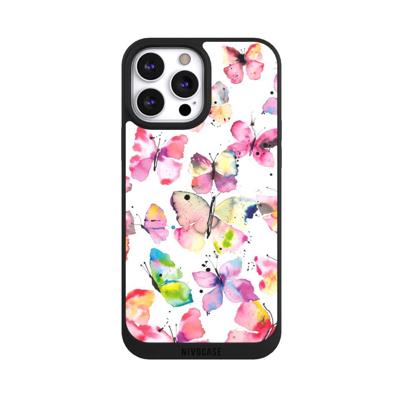 iPhone 13 Pro Max NIVOpure Watercolor Spring Butterflies