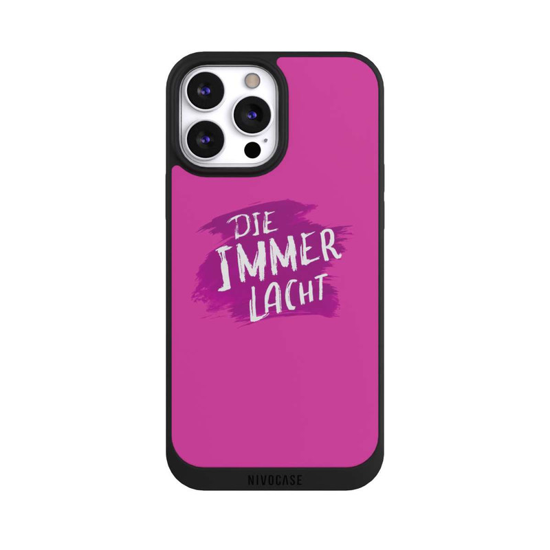 iPhone 13 Pro Max NIVOpure Die Immer Lacht Pink