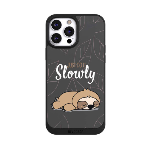 Apple iPhone 13 Pro Max NIVOpure Just Do It Slowly Sloth Grey