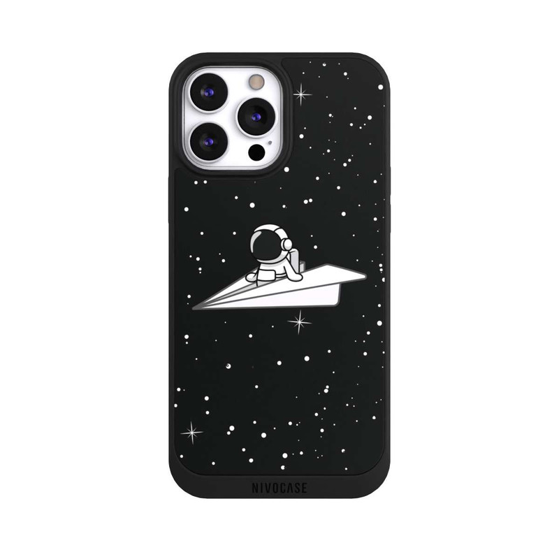 iPhone 13 Pro Max NIVOpure Astronaut Paper Plane Comic