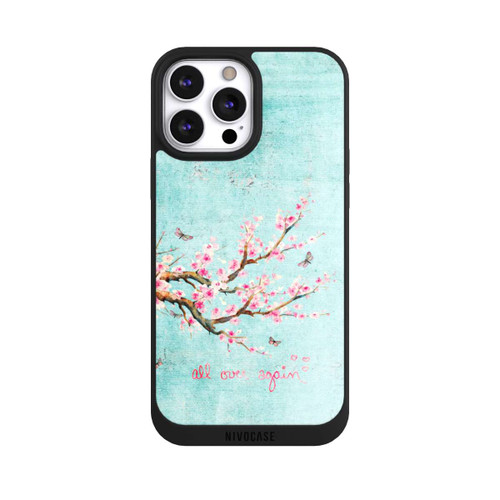 Apple iPhone 13 Pro Max NIVOpure Kirschblütenbaummuster Blau