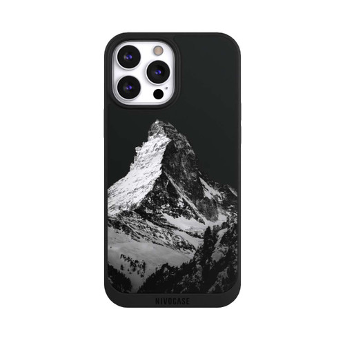 Apple iPhone 13 Pro Max NIVOpure Snow Capped Mountains grey
