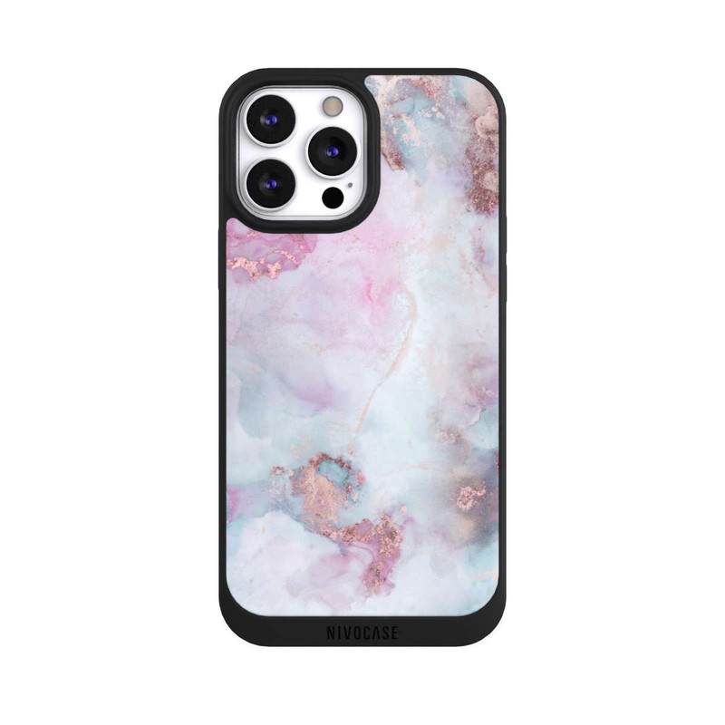 iPhone 13 Pro Max NIVOpure Encre Alcool Marbre Bleu