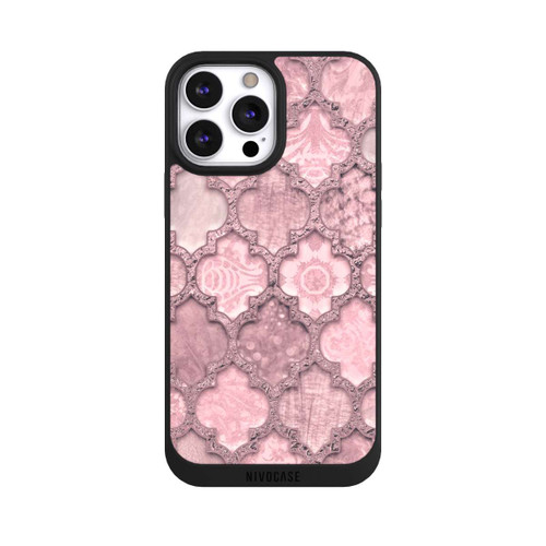 Apple iPhone 13 Pro Max NIVOpure Morocco Tile Pink